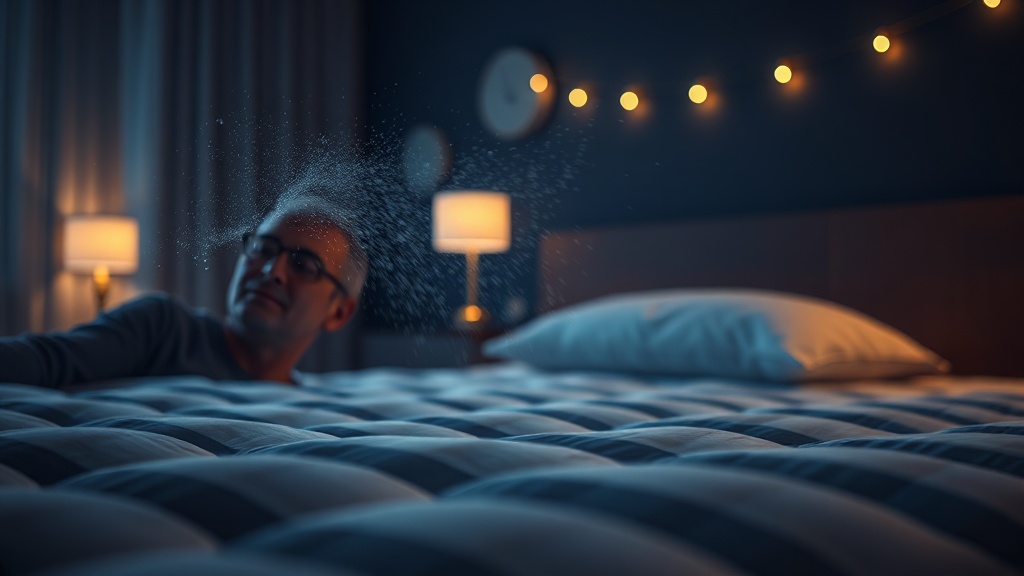 Actual water pump noise (dB) at night for active cooling mattress pads