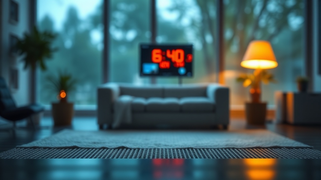 Real power consumption (Watts) of heating vs cooling modes over 8 hours