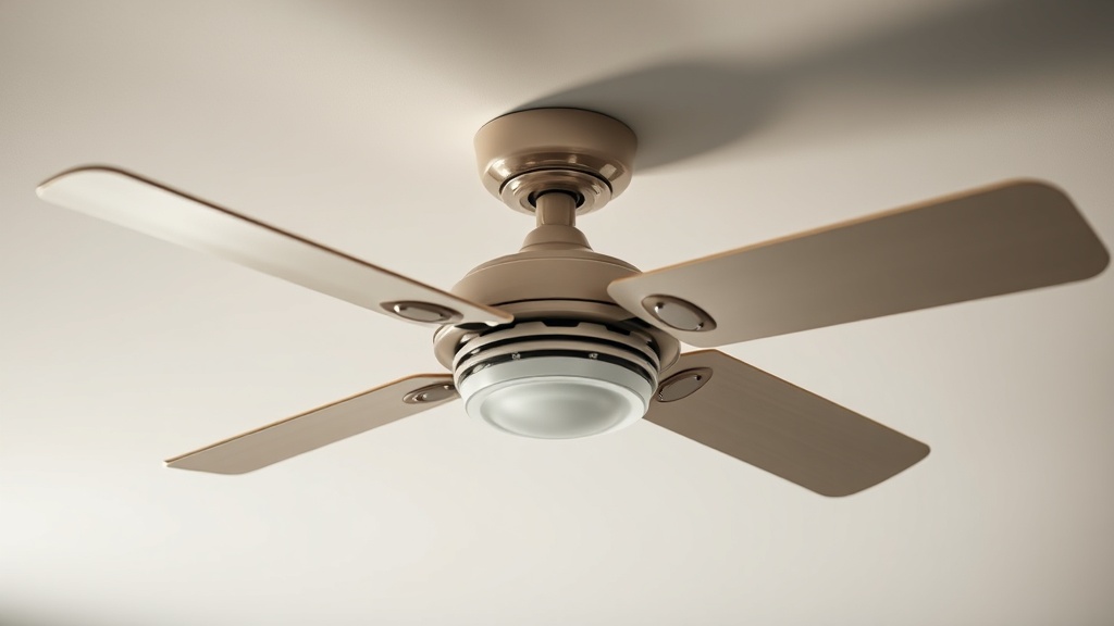Smart ceiling fan balancing and motor hum (dB)
