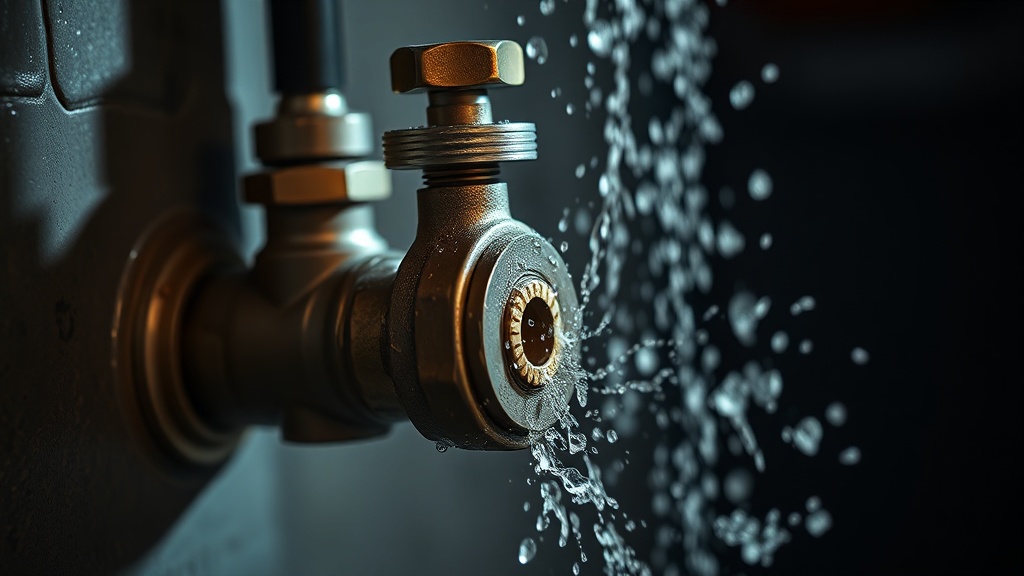 Auto-shutoff valve motor torque failure after 1 year of hard water buildup