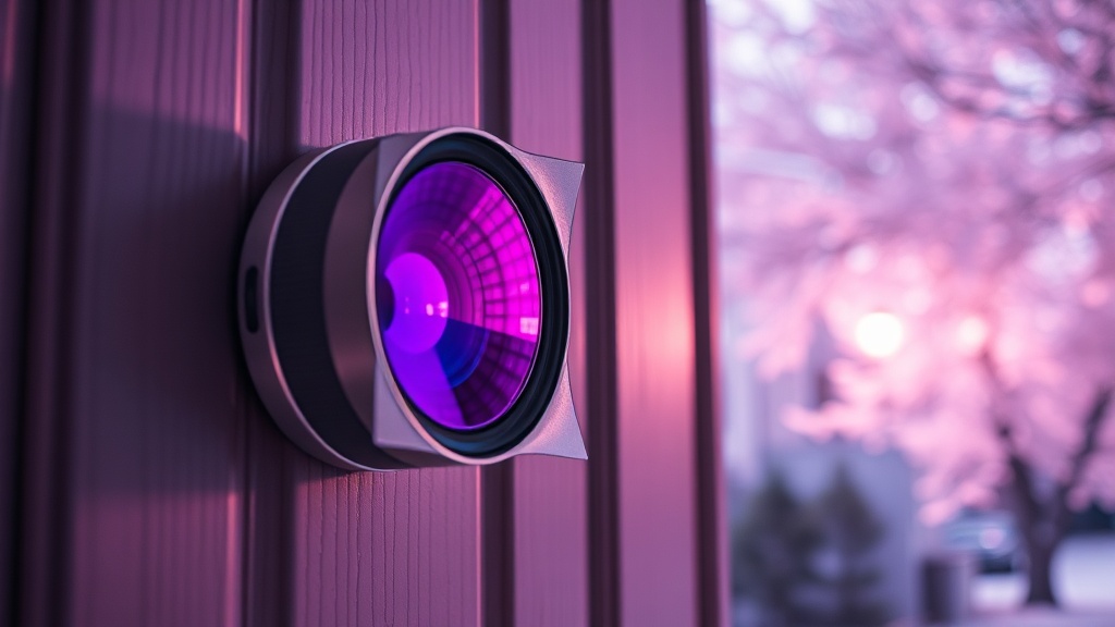 Peeling IR cut filter on smart doorbell lenses after 1 summer of direct UV