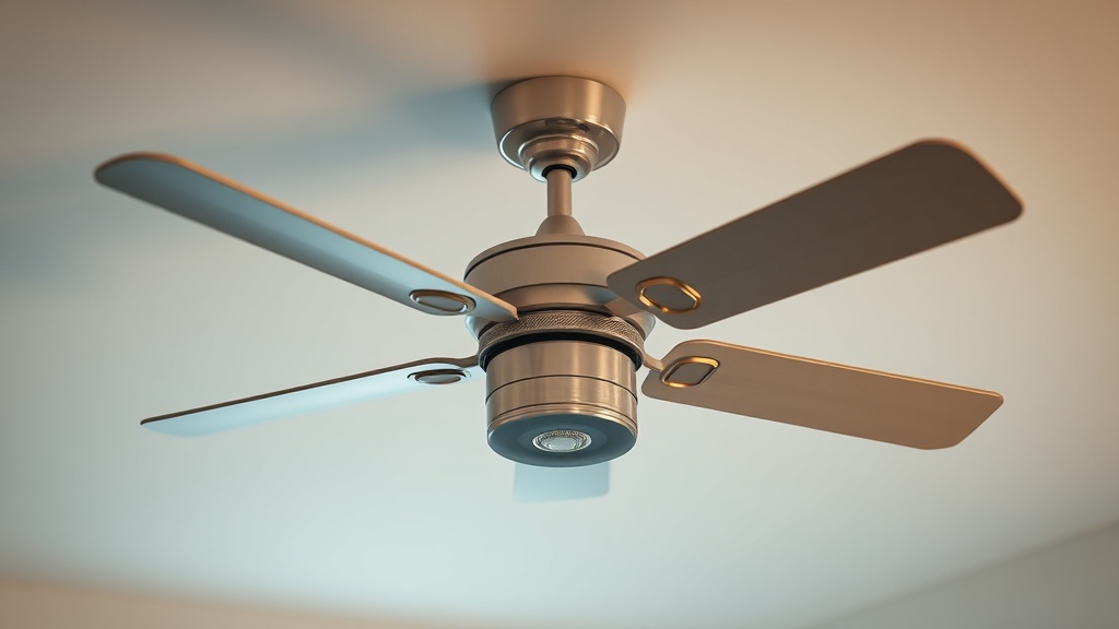 Smart ceiling fan balancing and motor hum (dB)