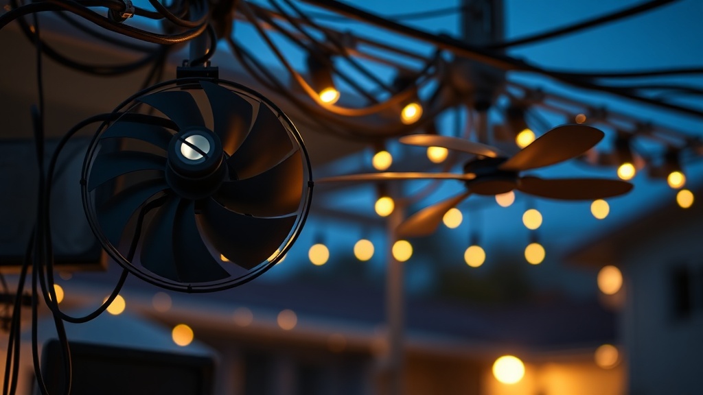 Re-syncing smart fan modules after sudden neighborhood power outages