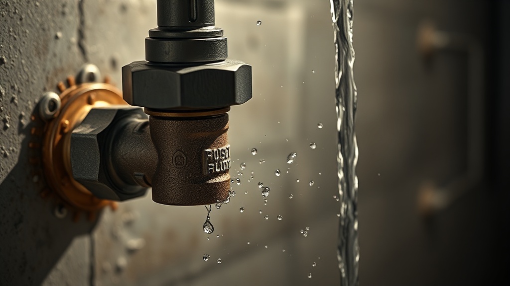 Auto-shutoff valve motor torque failure after 1 year of hard water buildup